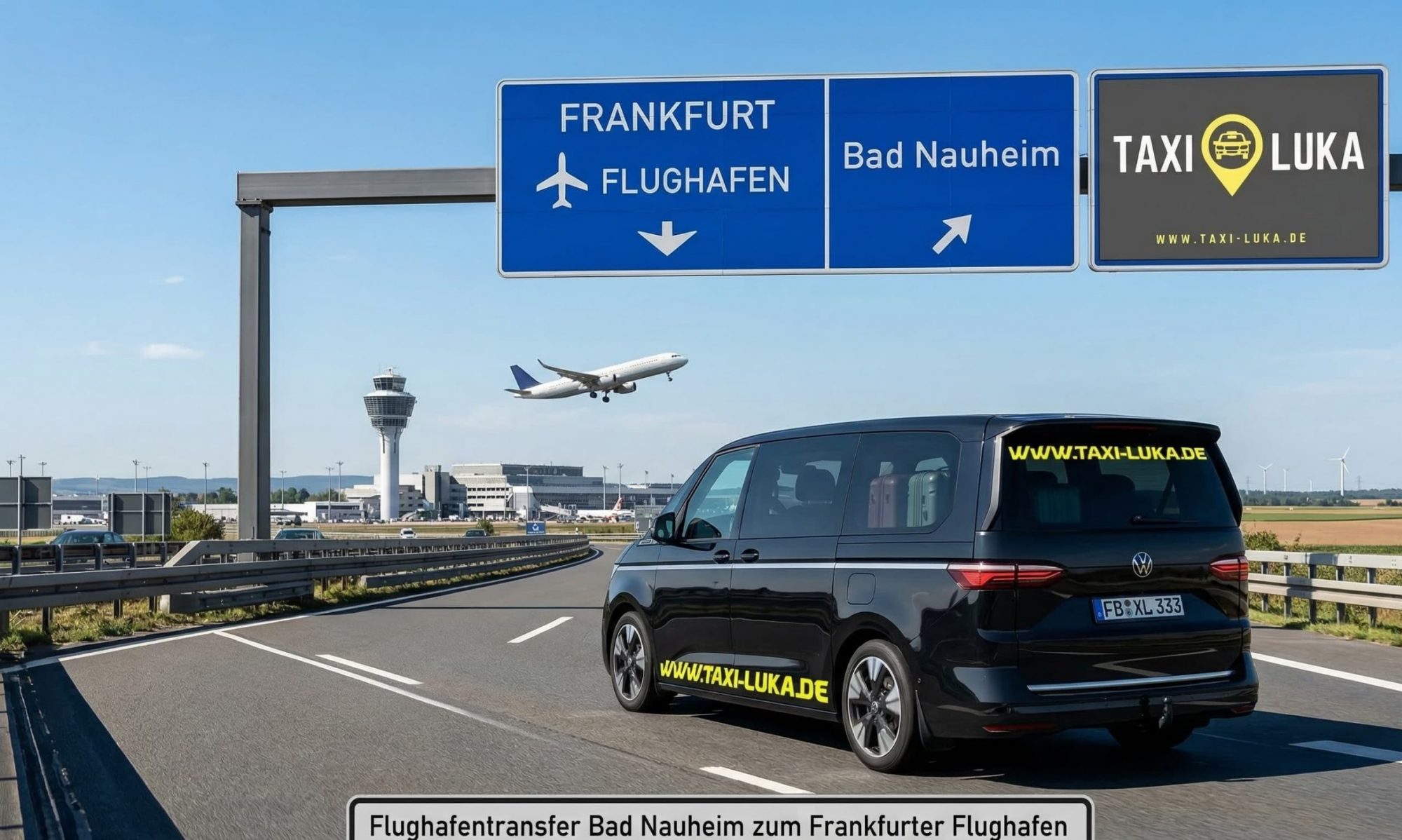 Minicar zum frankfurter Flughafen
